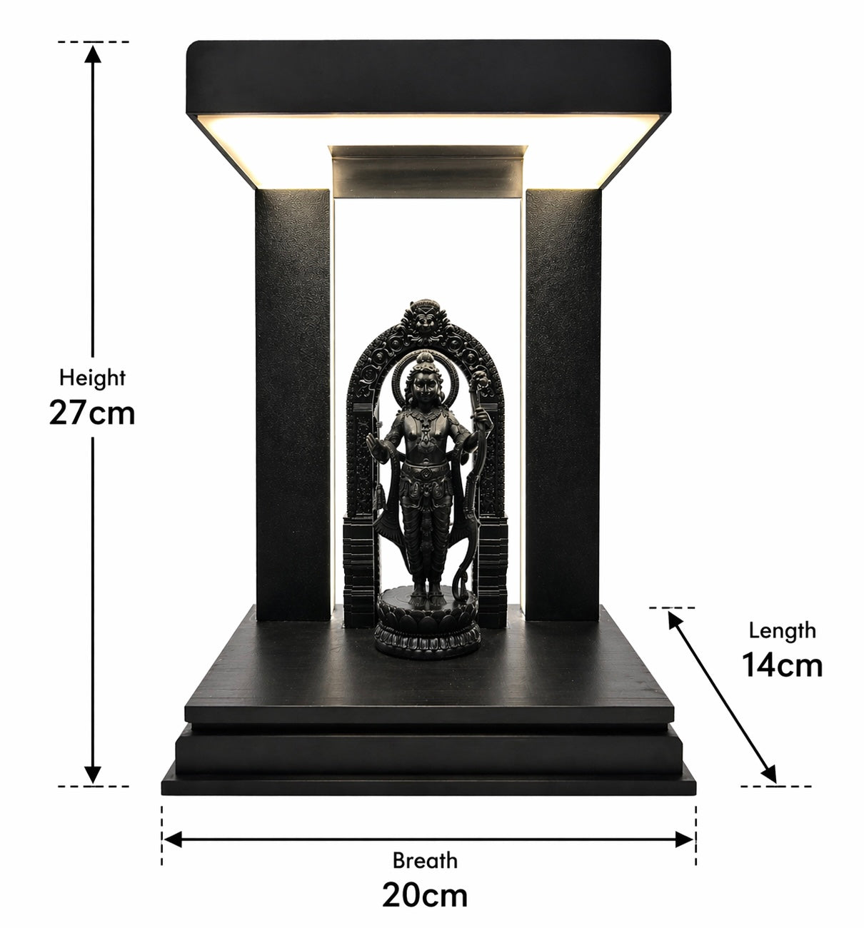 Ram Lalla Idol by EPICWORKS (with backlamp & base)